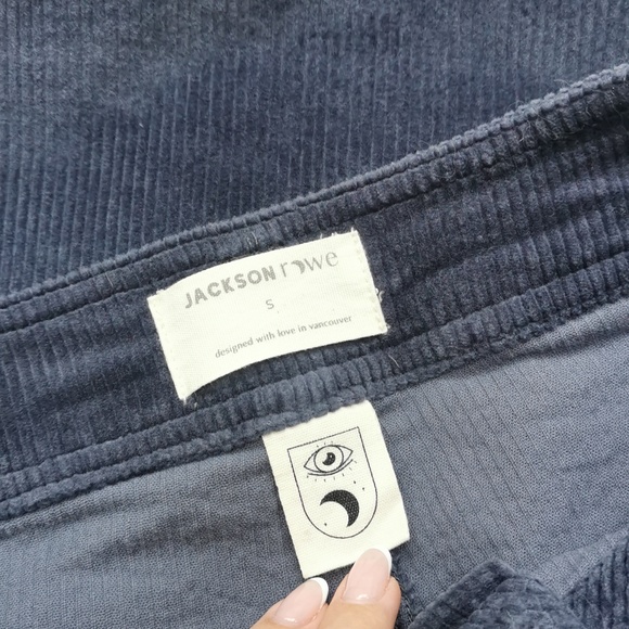 Jackson Rowe Reform Milled Cord Pants in Navy Blue - Picture 4 of 8